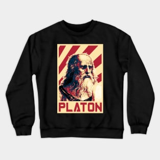 Platon Retro Crewneck Sweatshirt